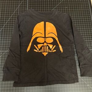 Old Navy Black Long Sleeve Shirt with Orange Graphic